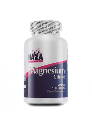 MAGNESIUM CITRATE 200mg. 100 tablets